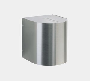 Wandstrahler Typ Nr. 2404 - 2-seitig - Edelstahl, Lichtaustritt eng/breit, mit 2 x LED 6,7 W, je 600 km, 3000 K von Albert Leuchten
