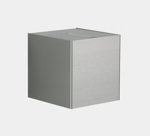 Wandstrahler Typ Nr. 2412 - 2-seitig - Edelstahl, Lichtaustritt eng/eng, mit 2 x LED 6,7 W, je 600 lm, 3000 K von Albert Leuchten