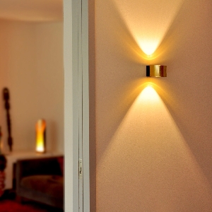 Klassische Wandleuchten & Wandlampen fürs Esszimmer von BANKAMP Leuchtenmanufaktur LED-Wandleuchte Luce Elevata Impulse L4294.1-51
