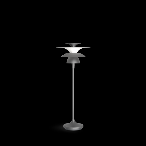 Tischleuchten, Tischlampen & Schreibtischleuchten von Belid Leuchten Picasso Tischleuchte H457 oxidgrau G4 4296155