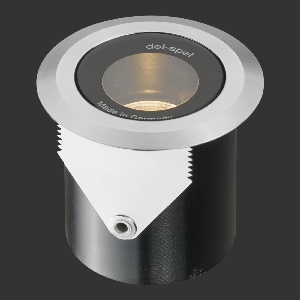 LED Einbaustrahler, rund, engstrahlend, reduzierter Blendeffekt, Gehäuse V4A Edelstahl von dot-spot