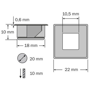 dot-spot Akzentlichtpunkte von dot-spot quad-dot 12 V, IP68 50501.850.01