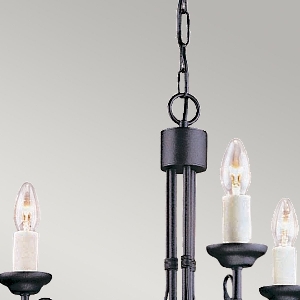 Elstead Sonderangebote - Sale bei Hängeleuchten & Hängelampen von Elstead Kronleuchter Chartwell CH3-BLACK