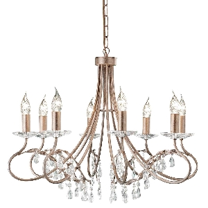 Elstead Artikel von Elstead Kronleuchter Christina CRT8-SILVER-GOLD
