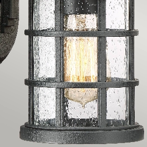 Elstead von Elstead Aussen-Wandleuchte Crusade QZ-CRUSADE-S-BLK