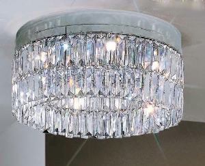KOLARZ Leuchten Kristall-Deckenleuchten & Deckenlampen fürs Wohnzimmer von KOLARZ Leuchten Deckenleuchte, ceiling lamp - Prisma 344.16.3