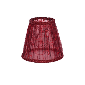 KOLARZ-Austrolux Leuchten Schirme, Gläser & Stoffschirme von KOLARZ-Austrolux Leuchten Schirm Falten Seide 14/8/13 E1 Schirm Falten Seide Rot D 13 cm, Hohe 14 cm 0112.S01.R