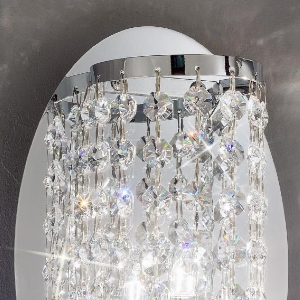 Kristall- fürs Wohnzimmer von KOLARZ Leuchten Charleston Wandleuchte 262.61.5