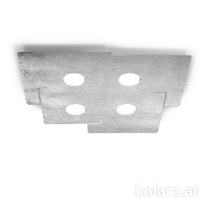 KOLARZ-Austrolux Leuchten Moderne Deckenleuchten & Deckenlampen fürs Schlafzimmer von KOLARZ-Austrolux Leuchten Square Decken- und Wandleuchte 4 flammig A1337.14.1.Ag