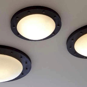 Serie INDUSTRIAL von Robers Leuchten von Robers Leuchten Industrial Deckenleuchte für den Außenbereich DE2550-A