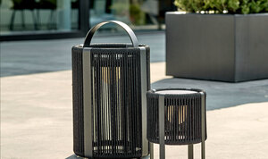 Royal Botania Bodenleuchten, Pollerleuchten, Kandelaber & Bodenlampen für außen von Royal Botania Ropy Akku-Bodenleuchte RPY040AB