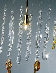 KOLARZ Leuchten Kristall- von KOLARZ Leuchten Stretta Luster - chandelier verchromt 104.87.5