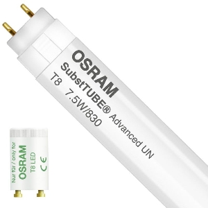 LED OSRAM Osram SubstiTUBE LED T8 / 7,5W/ 3000 Kelvin, 1000 lumen von UNI-Elektro