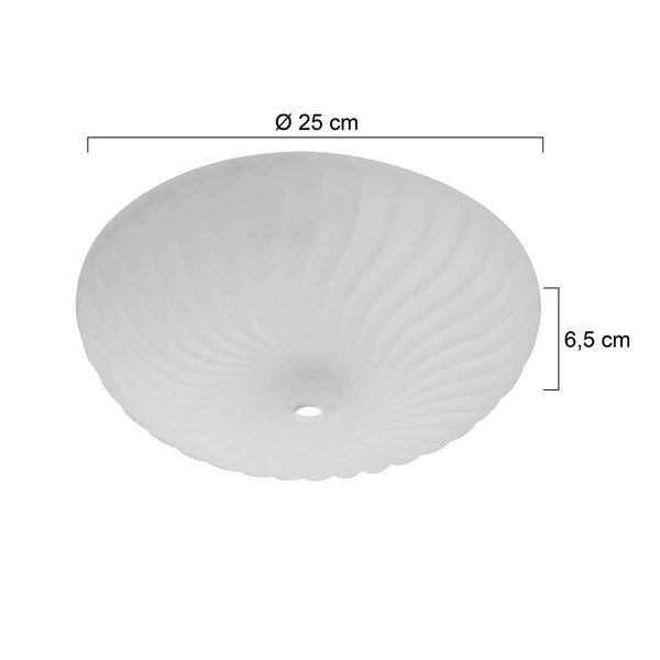 Geripptes Glas der Firma Steinhauer