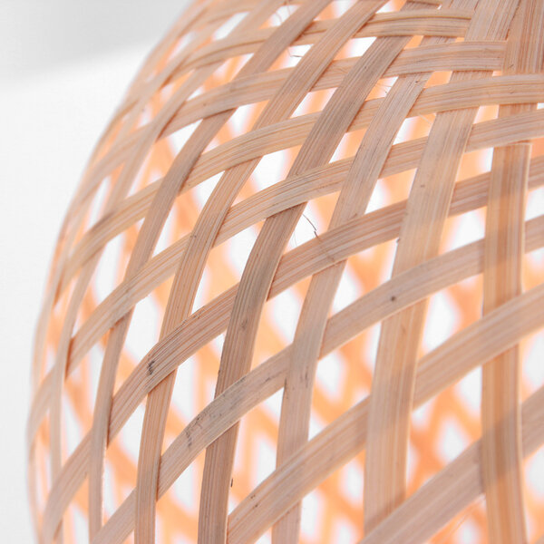 Bamboo table lamp Maze  der Firma Steinhauer