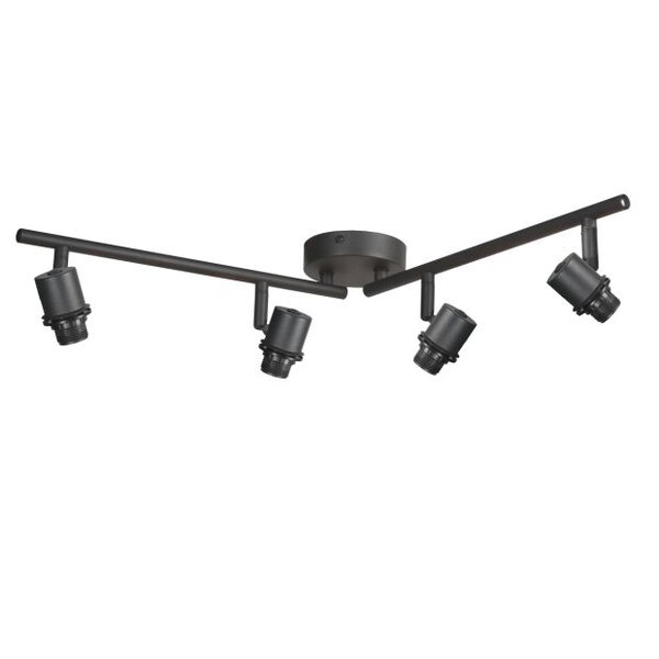 Deckenstrahler Bambus  4-flammig ohne Schirme der Firma Steinhauer