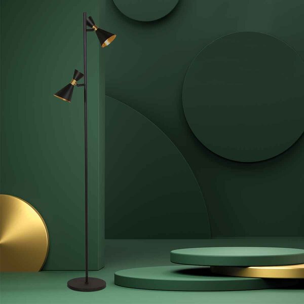 2-flammige Stehleuchte Preto  der Firma Steinhauer