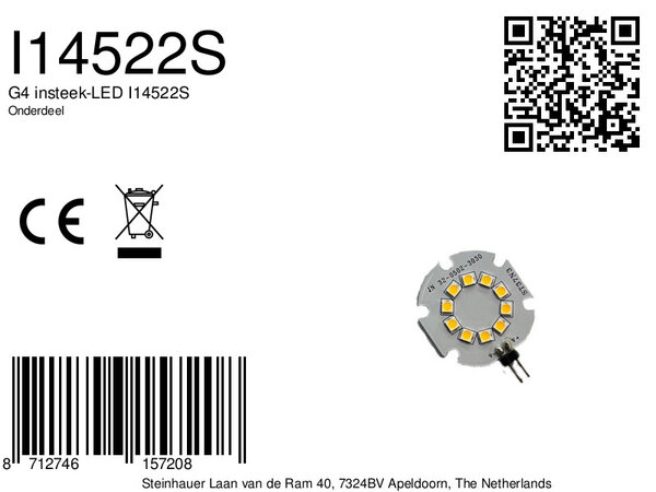 G4 Steck-LED I14522S der Firma Steinhauer