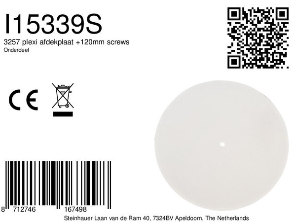 plexi afdekplaat der Firma Steinhauer