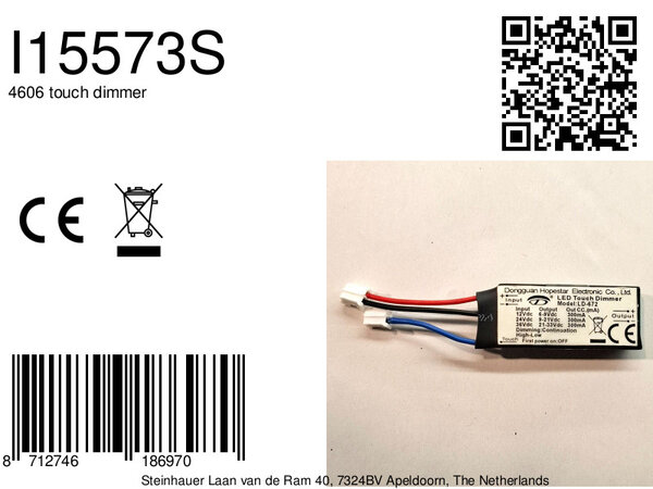 touch dimmer der Firma Steinhauer