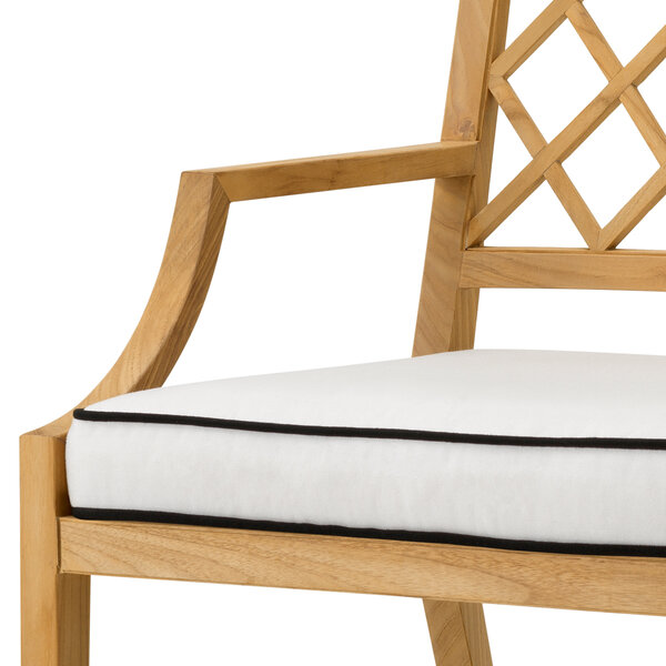 Outdoor Esszimmerstuhl Paladium mit Armlehne der Firma Eichholtz