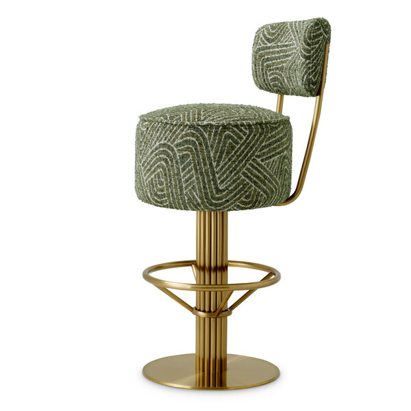 Tabouret de bar Carleton avec dossier der Firma Eichholtz