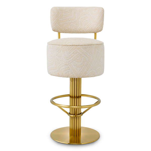 Tabouret de bar Carleton avec dossier der Firma Eichholtz