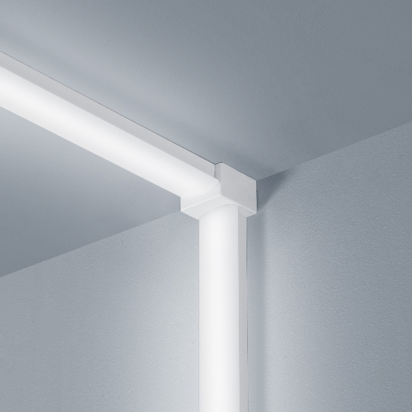 VIGO Verbinder 90° vertikal, Decke-Wand / Wand-Wand der Firma Helestra Leuchten