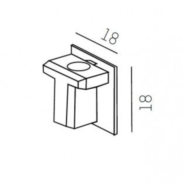 ENDKAPPE für 2-PHASEN STROMSCHIENE der Firma Molto Luce