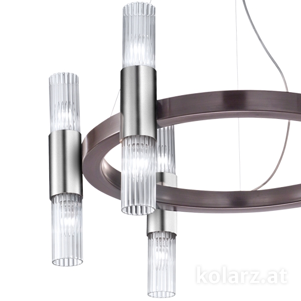 Lustre GIRO der Firma KOLARZ-Austrolux Leuchten