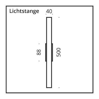 Barre lumineuse - LED / blanc mat der Firma Top Light Leuchten