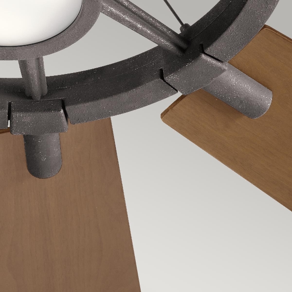 Gentry - 65in / 165cm Ventilator - verwittertes Zink der Firma Elstead