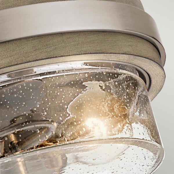 Grand Bank 2 Light Semi-Flush - Distressed Antique Grey der Firma Elstead