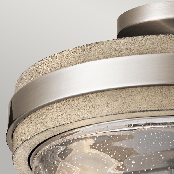 Grand Bank 2 Light Semi-Flush - Distressed Antique Grey der Firma Elstead