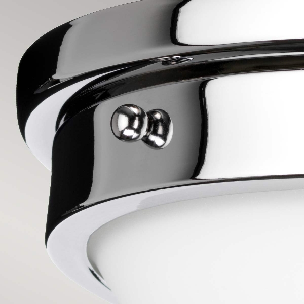 Gravity 2 Light Flush Light - Chrome poli der Firma Elstead