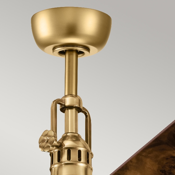 Hatteras Bay - 56in / 142cm Ventilator - Brüniertes Antikmessing der Firma Elstead