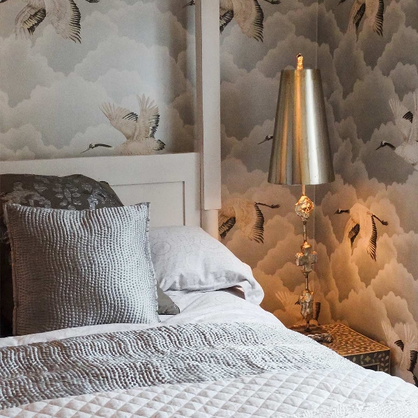 Fragment Tischleuchte - Aged Silver der Firma Elstead