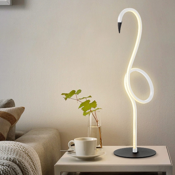 Flamingo LED-Tischlampe - Weiß der Firma Elstead