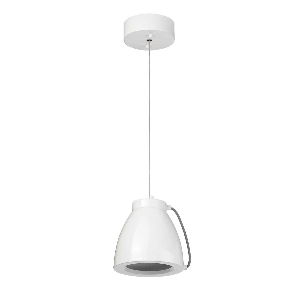 Europa 1 Small LED Pendelleuchte - Weiß lackiert der Firma Elstead