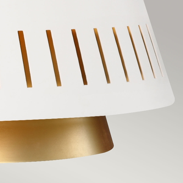 Carter 1 bündige Leuchte - Mattes Weiß der Firma Elstead