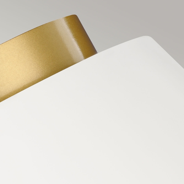 Carter 1 bündige Leuchte - Mattes Weiß der Firma Elstead