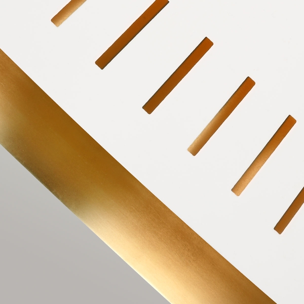 Carter 1 bündige Leuchte - Mattes Weiß der Firma Elstead