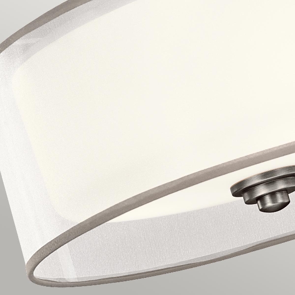 Lacey 3 Light Small Semi-Flush - Zinn antik der Firma Elstead