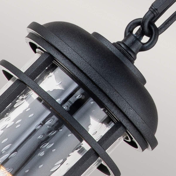 Lighthouse 1 Light Small Chain Lantern - Textured Black der Firma Elstead