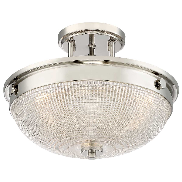 Mantle 2 Light Semi-Flush - Imperial Silver der Firma Elstead