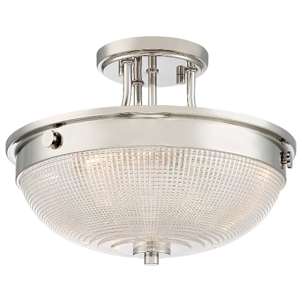 Mantle 2 Light Semi-Flush - Imperial Silver der Firma Elstead