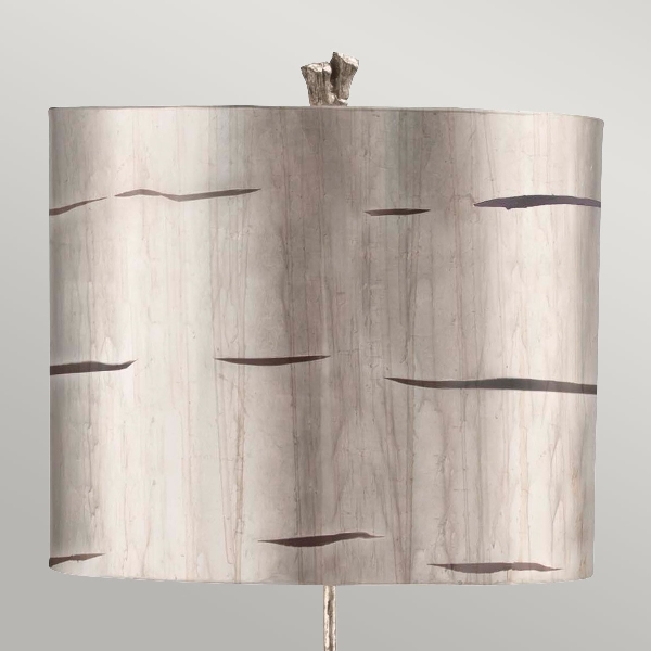 Fragment 1 Light Floor Lamp - Aged Silver der Firma Elstead