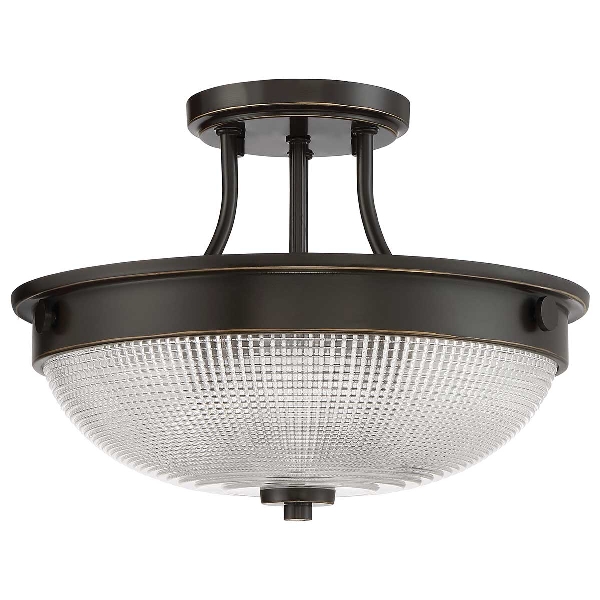 Mantle 2 Light Semi-Flush - Palladian Bronze der Firma Elstead