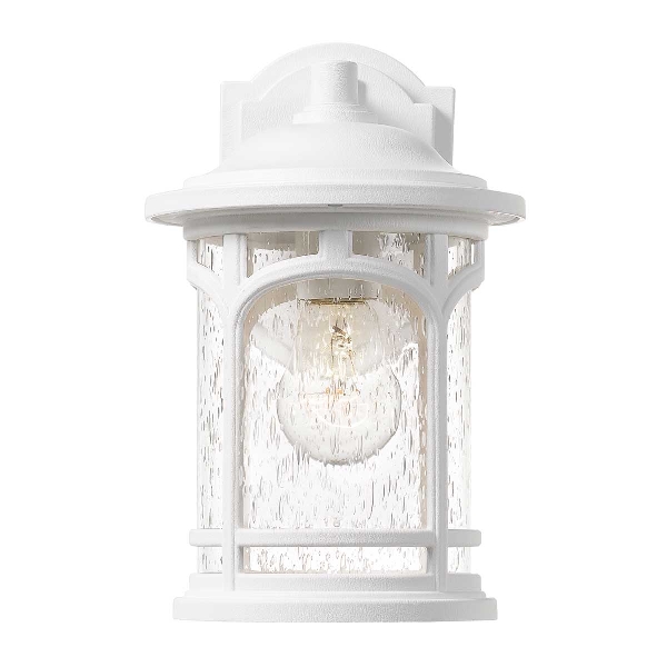 Marblehead 1 Light Small Wall Lantern - White der Firma Elstead