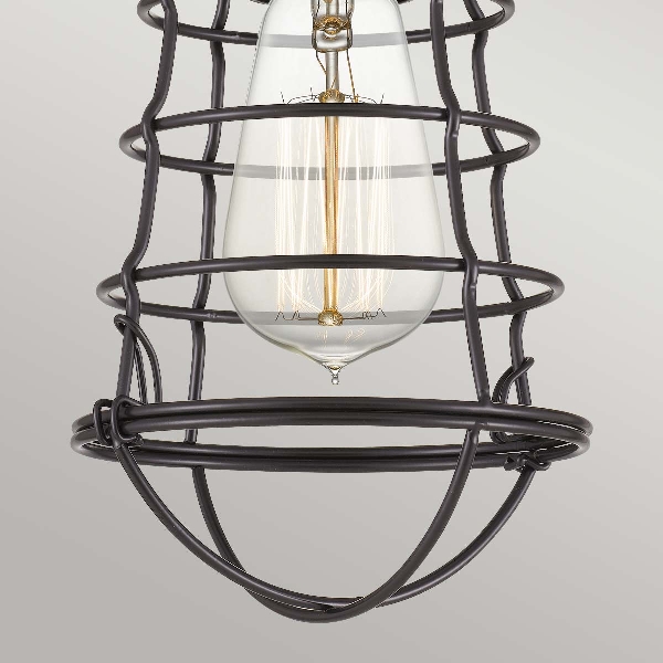 Mixon 1 Light Semi-Flush - Palladian Bronze der Firma Elstead